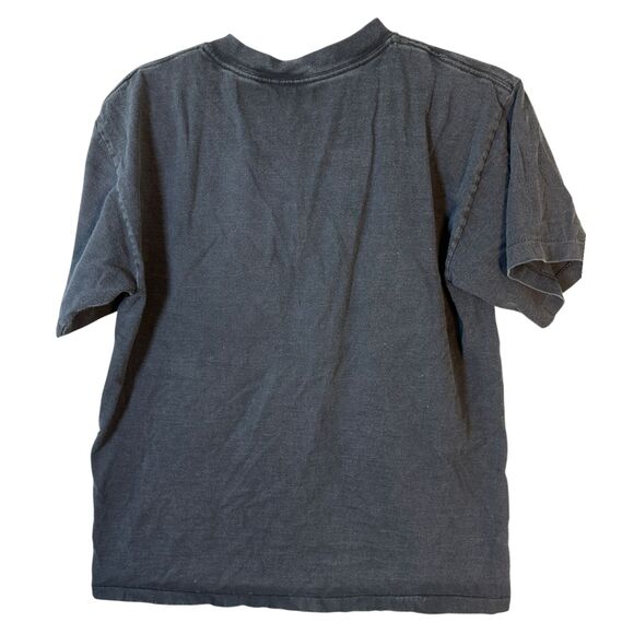 TSF Vintage USA Wolf Graphic Shirt Single Stitch Black Short Sleeve Men's Medium - Picture 6 of 6